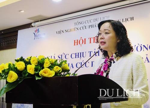Phó Tổng cục trưởng TCDL Nguyễn Thị Thanh Hương phát biểu tại hội thảo